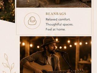 Live acoustic musician performing