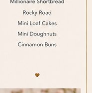 Cookies and artisan bakes
